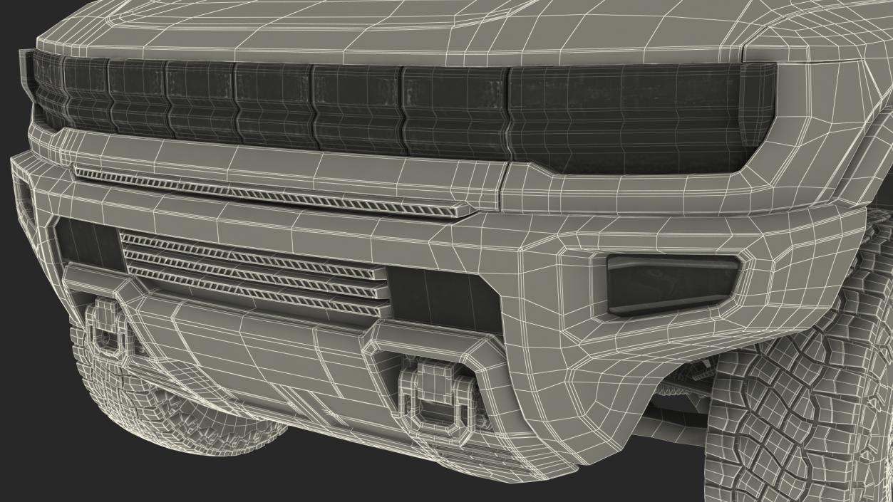 GMC Hummer EV Electric SUT Pickup Black 3D model