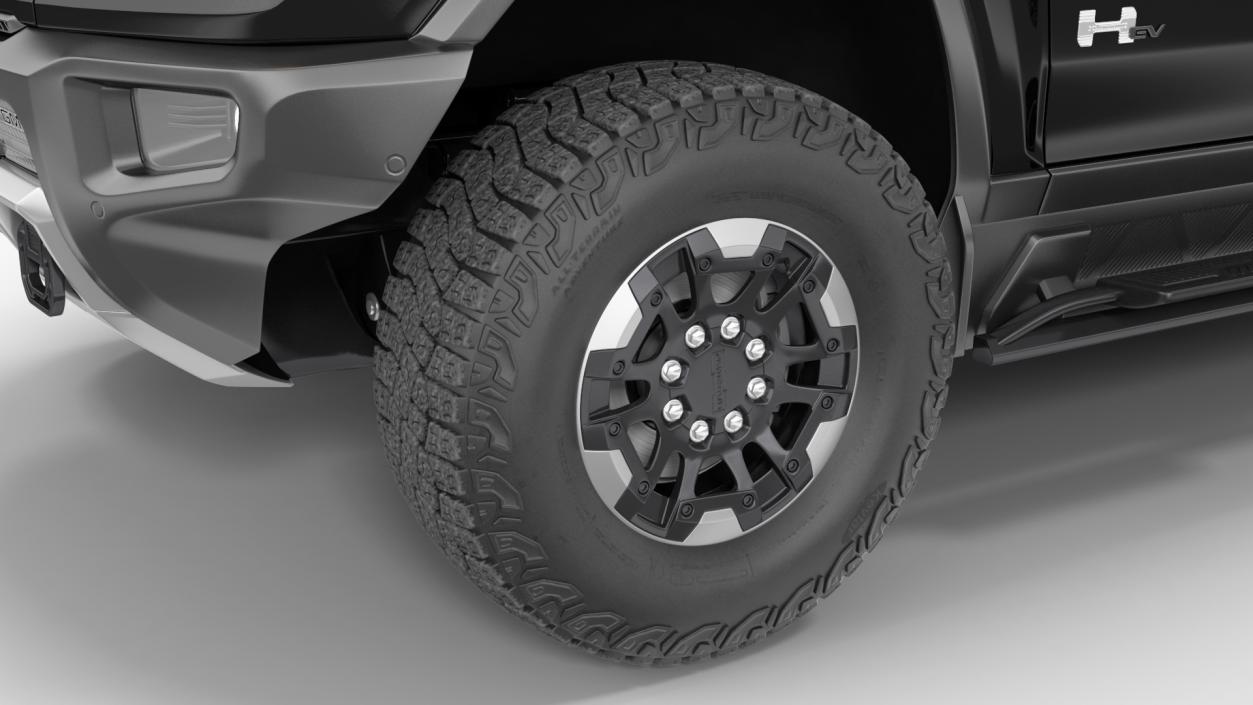 GMC Hummer EV Electric SUT Pickup Black 3D model