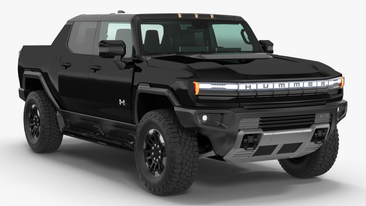 GMC Hummer EV Electric SUT Pickup Black 3D model