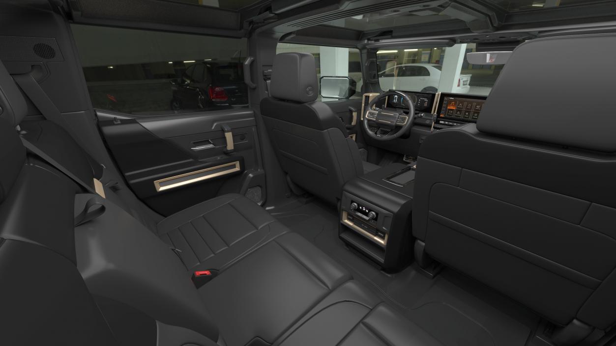 GMC Hummer EV Electric SUT Pickup Black 3D model