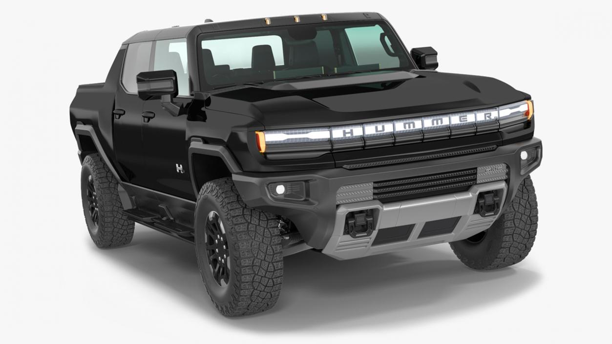 GMC Hummer EV Electric SUT Pickup Black 3D model