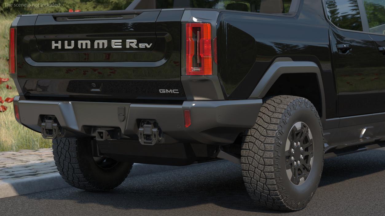 GMC Hummer EV Electric SUT Pickup Black 3D model