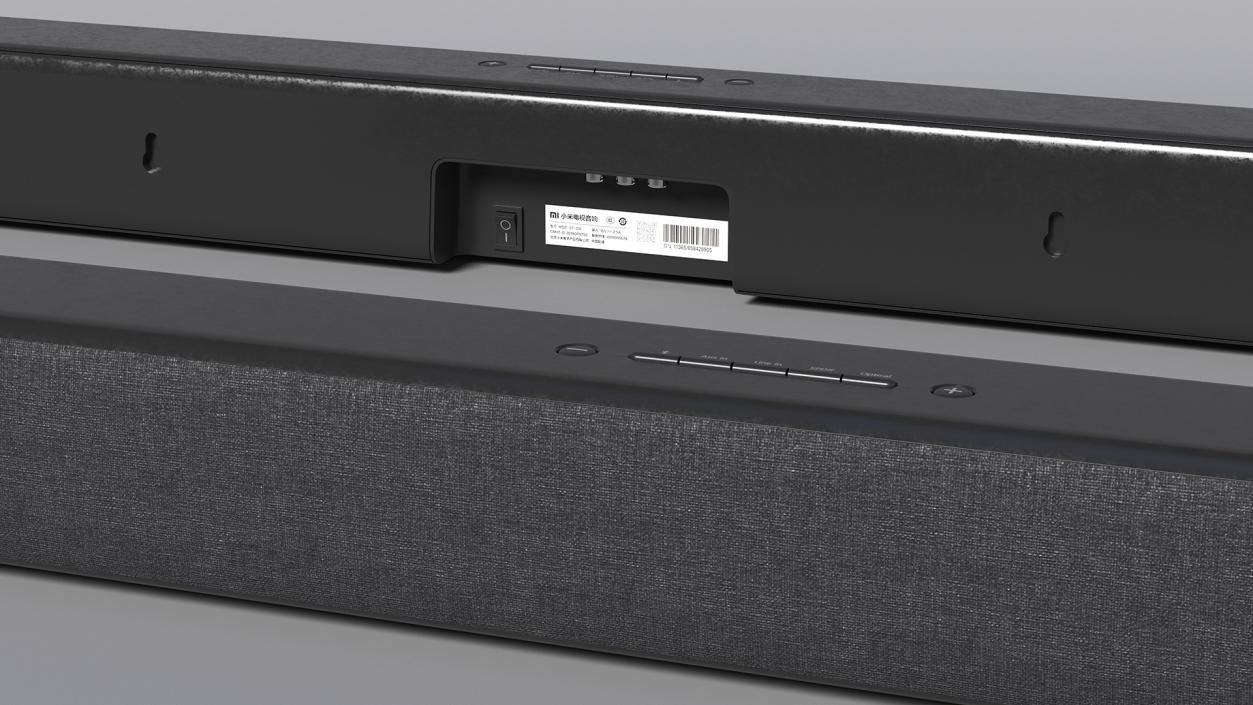 3D model Xiaomi Mi TV Soundbar MDZ27DA Black