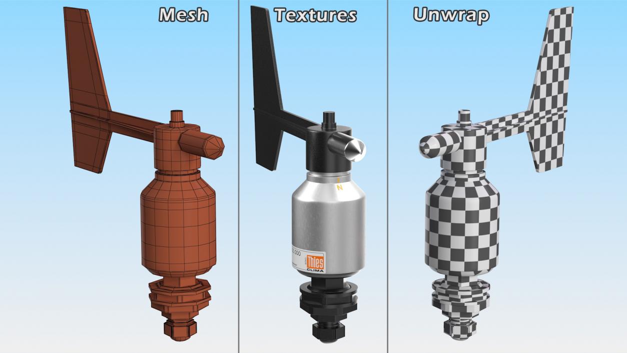 3D Thies Clima Wind Direction Transmitter model