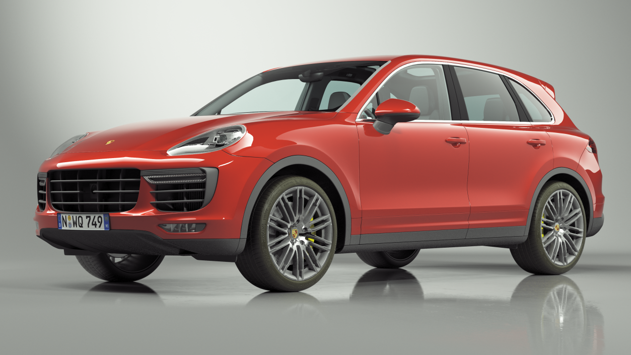 3D model Porsche Cayenne Turbo GT Simple Interior