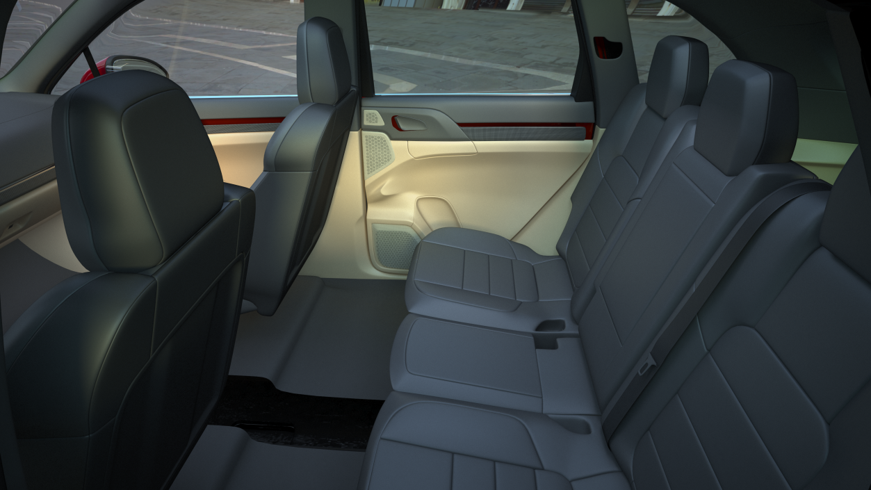 3D model Porsche Cayenne Turbo GT Simple Interior