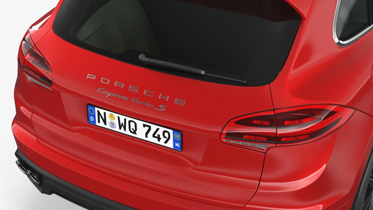 3D model Porsche Cayenne Turbo GT Simple Interior