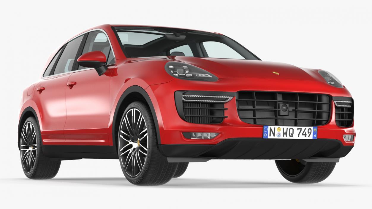 3D model Porsche Cayenne Turbo GT Simple Interior