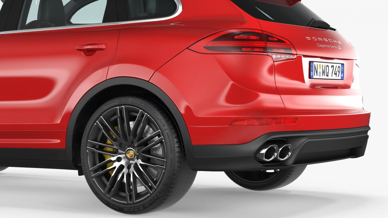 3D model Porsche Cayenne Turbo GT Simple Interior