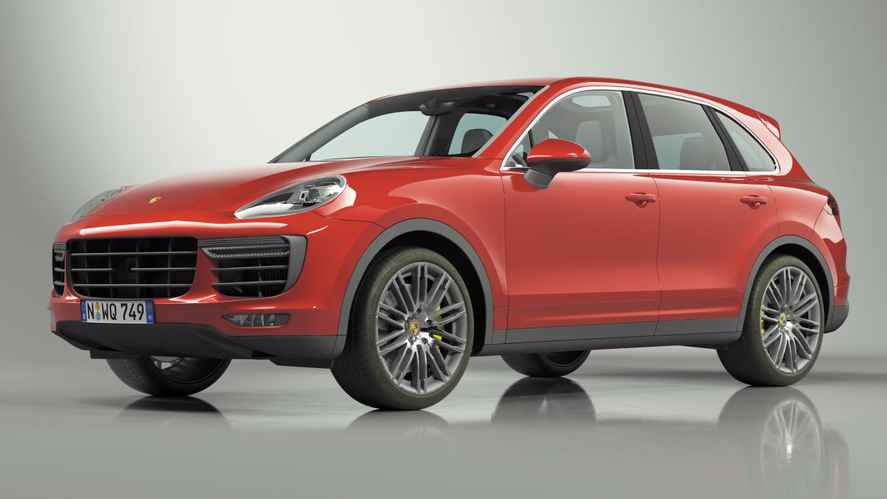 3D model Porsche Cayenne Turbo GT Simple Interior