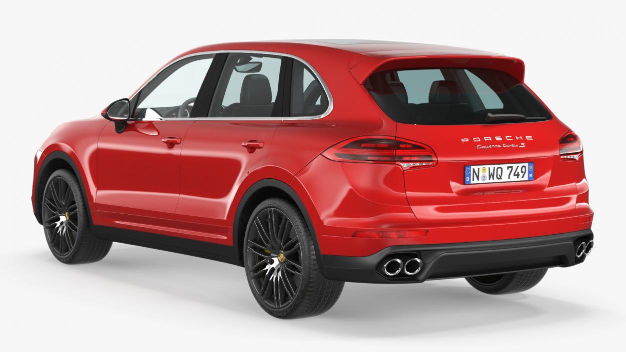 3D model Porsche Cayenne Turbo GT Simple Interior