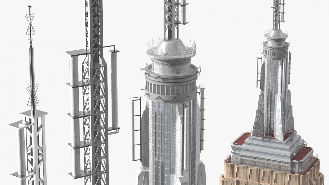 3D New York Skyscrapers Collection 3 model