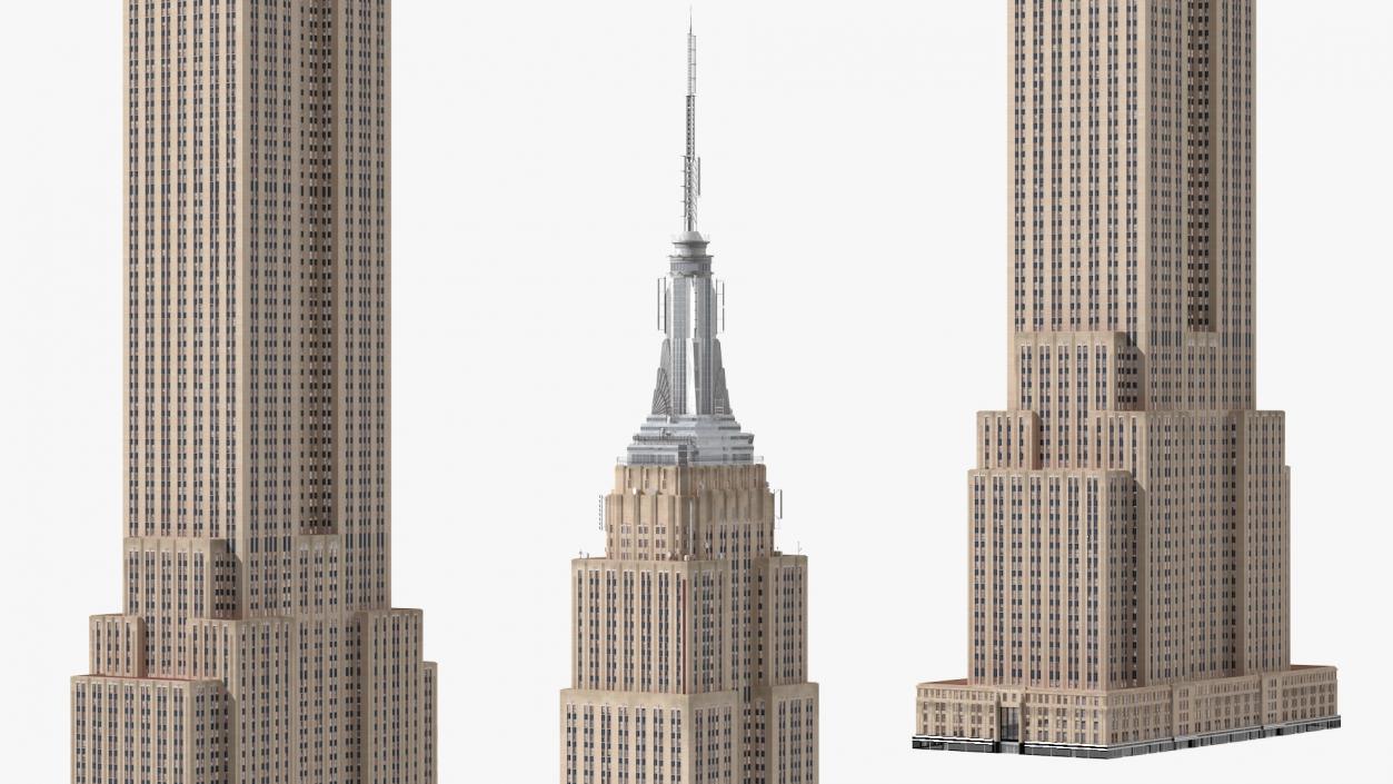 3D New York Skyscrapers Collection 3 model