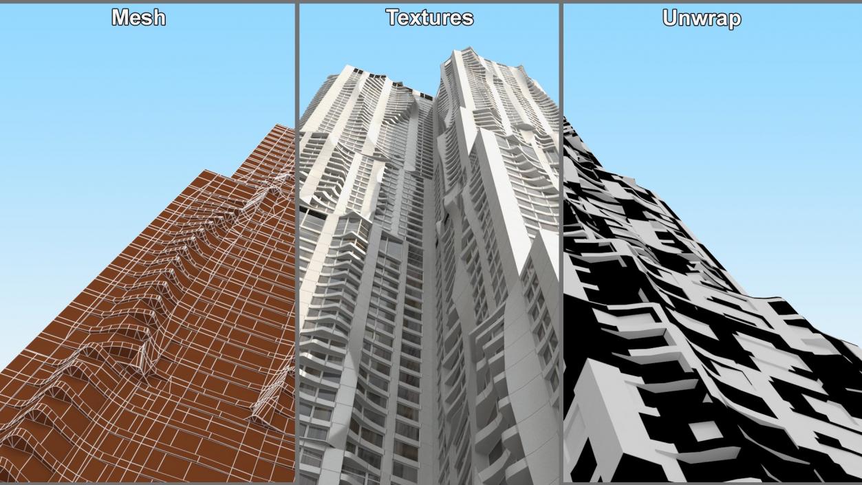 3D New York Skyscrapers Collection 3 model