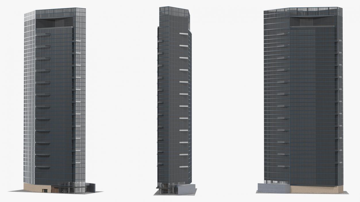 3D New York Skyscrapers Collection 3 model