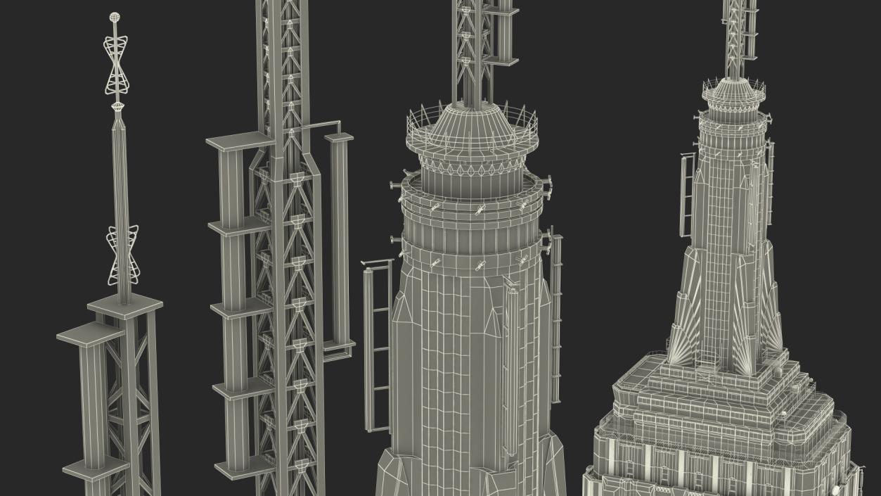 3D New York Skyscrapers Collection 3 model