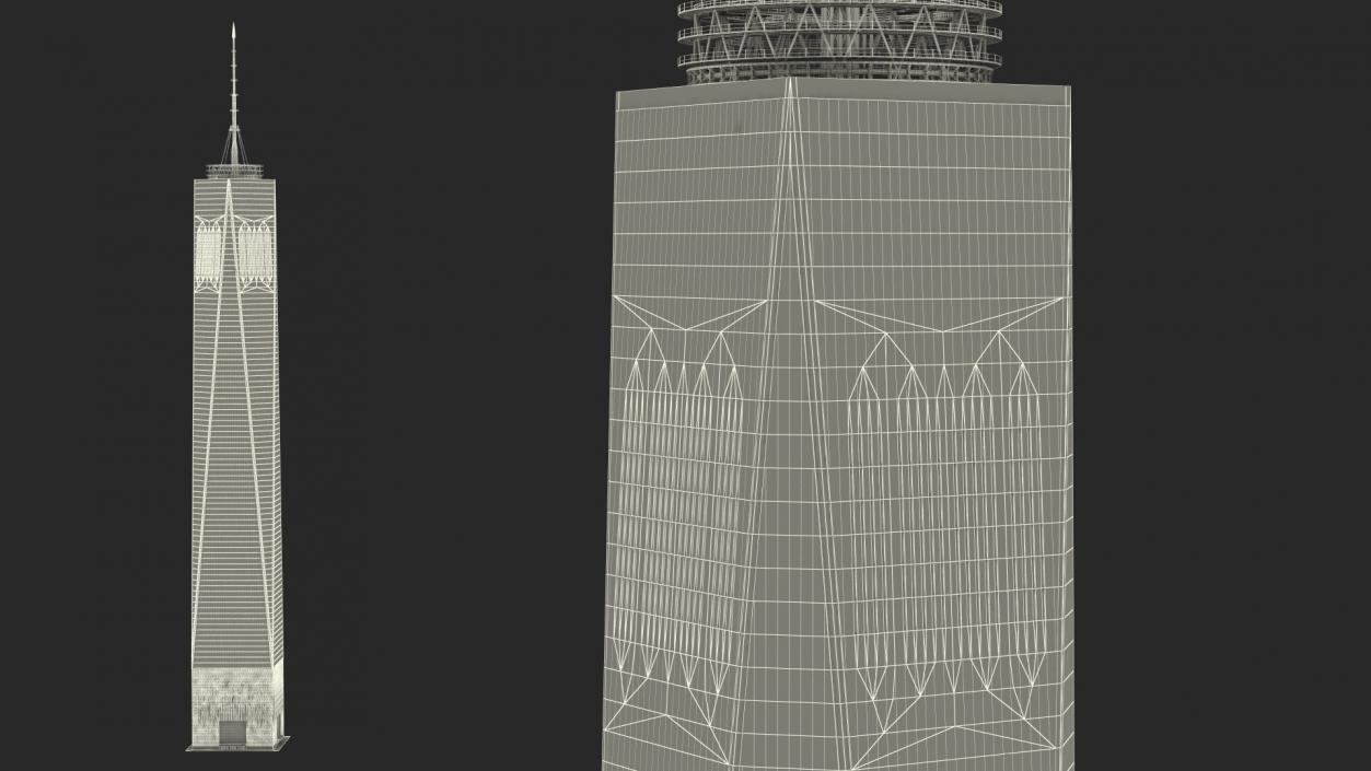 3D New York Skyscrapers Collection 3 model