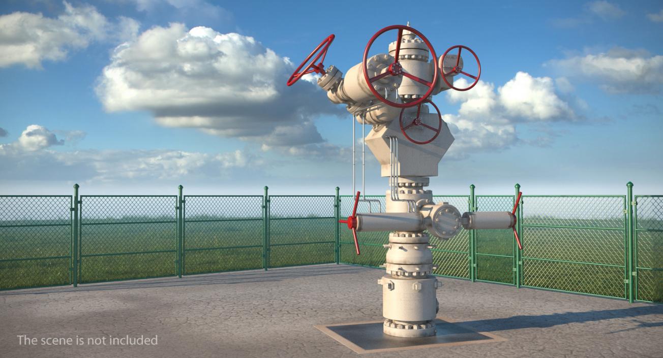 Oil Wellheads Collection 3D model