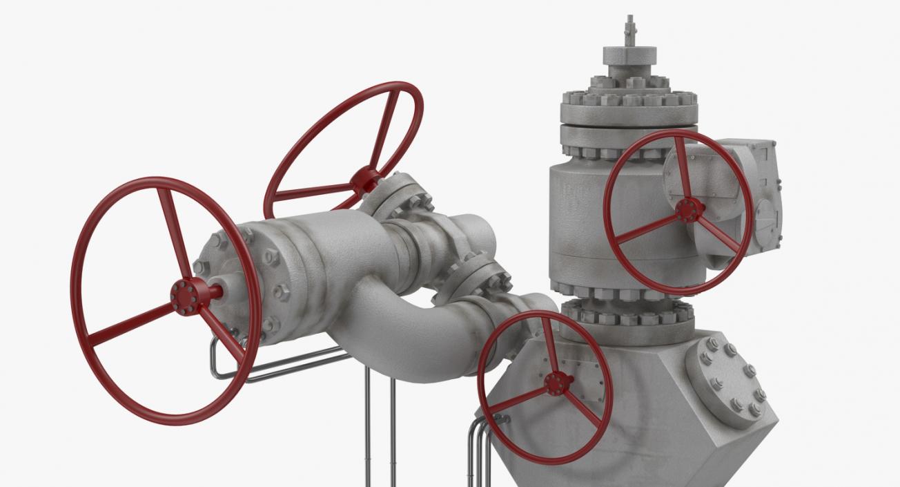 Oil Wellheads Collection 3D model