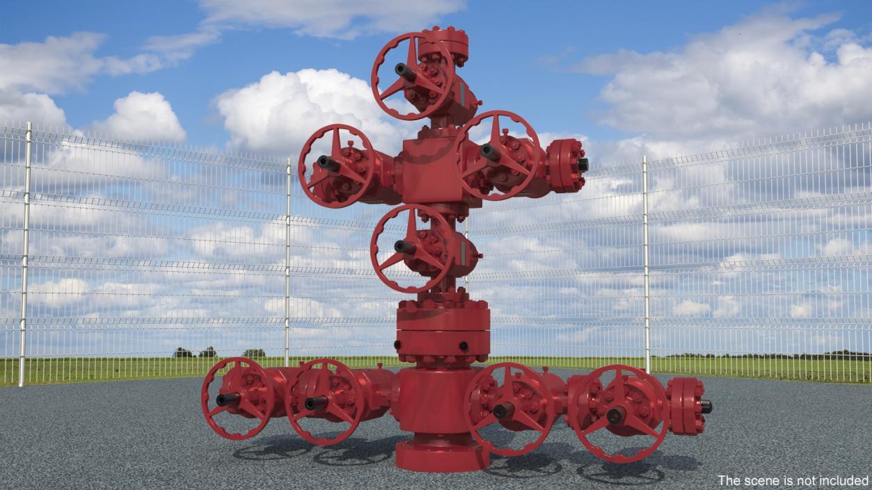 Oil Wellheads Collection 3D model