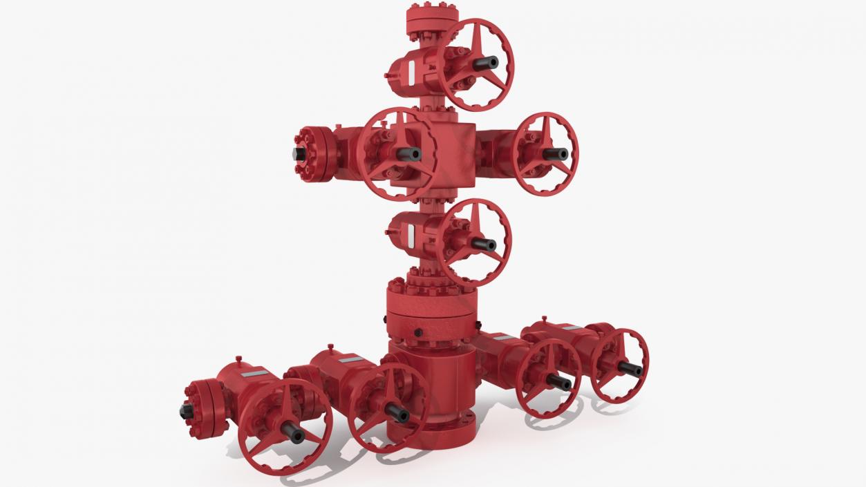 Oil Wellheads Collection 3D model