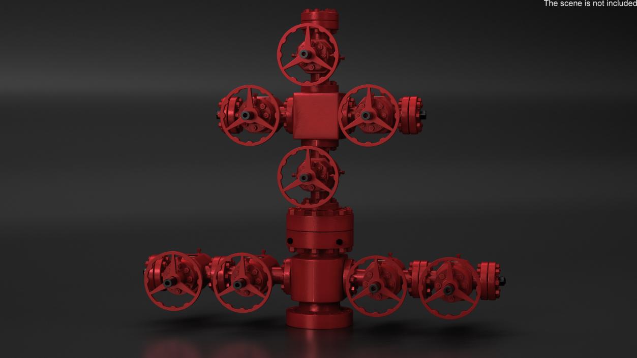 Oil Wellheads Collection 3D model