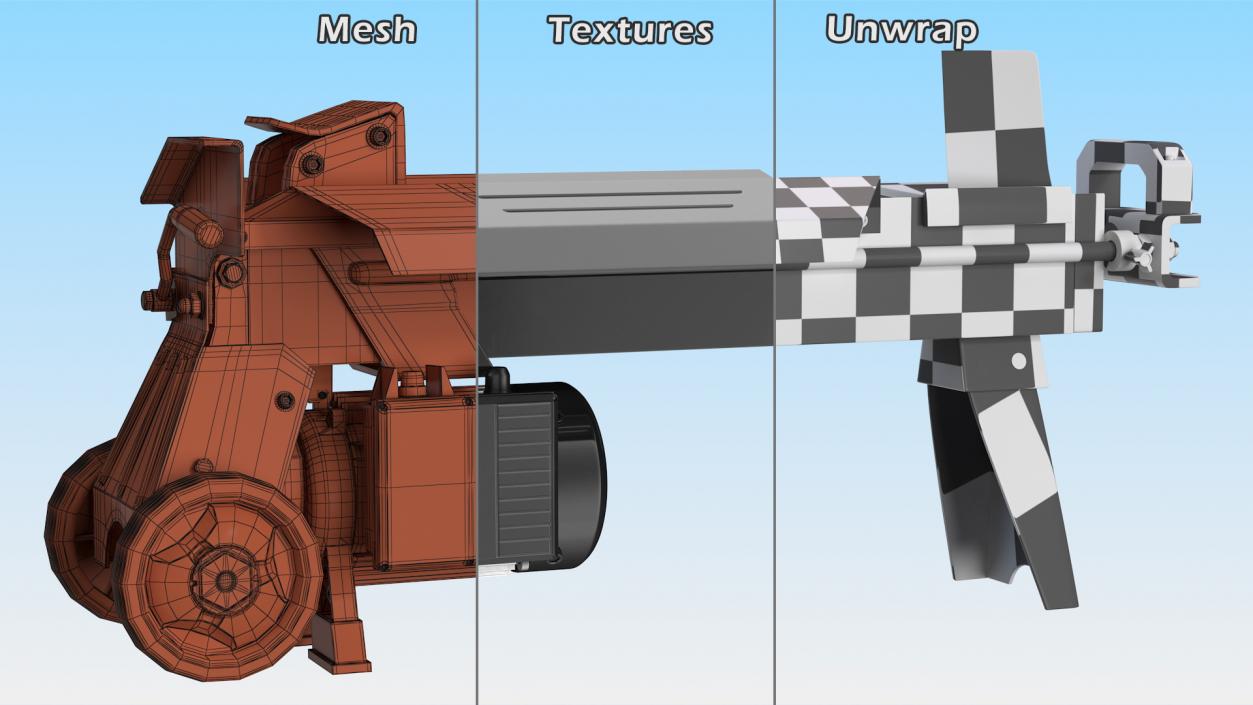 3D Log Splitter Electric