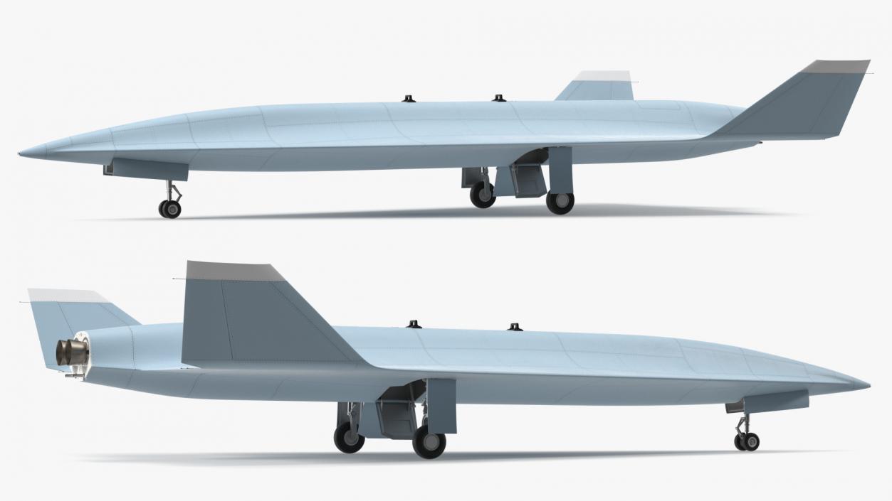 3D model Unmanned Surveillance Aircraft