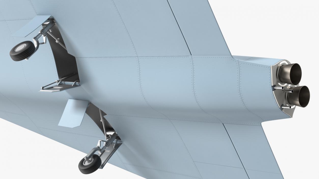 3D model Unmanned Surveillance Aircraft