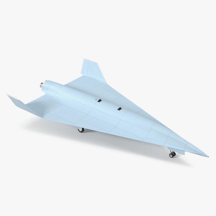 3D model Unmanned Surveillance Aircraft