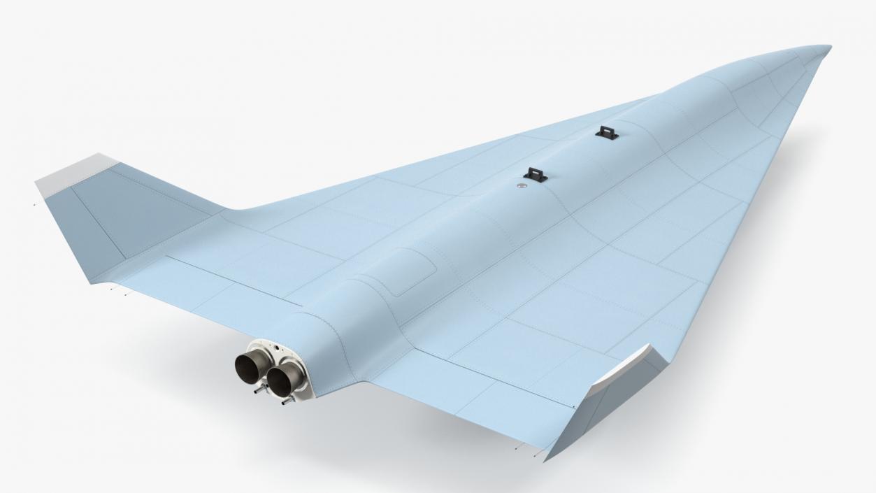 3D model Unmanned Surveillance Aircraft