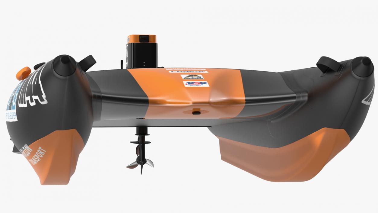 Racing Boat Gemini Zapcat F1 with Engine Orange 3D