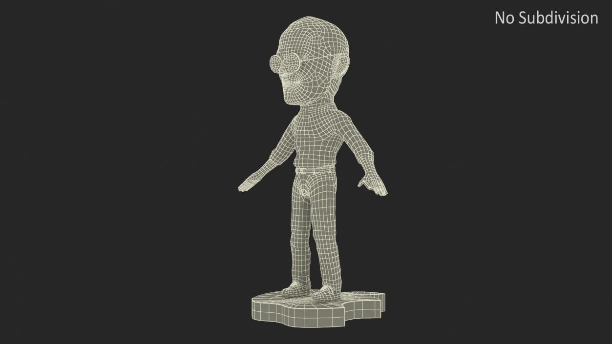 3D Steve Jobs Figure Rigged for Maya model