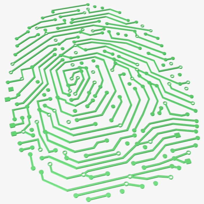 3D Electronic Fingerprint Green model