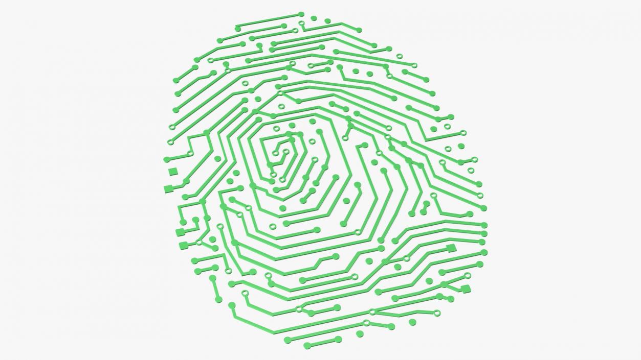 3D Electronic Fingerprint Green model