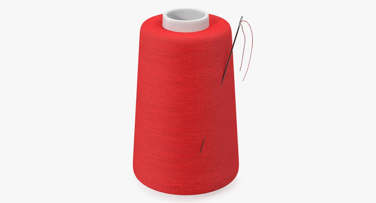 3D model Sewing Thread with Needle