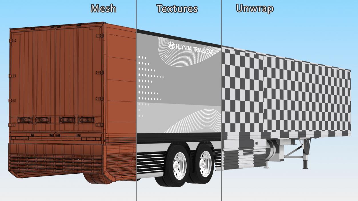 Hyundai HDC-6 Cargo Trailer 3D