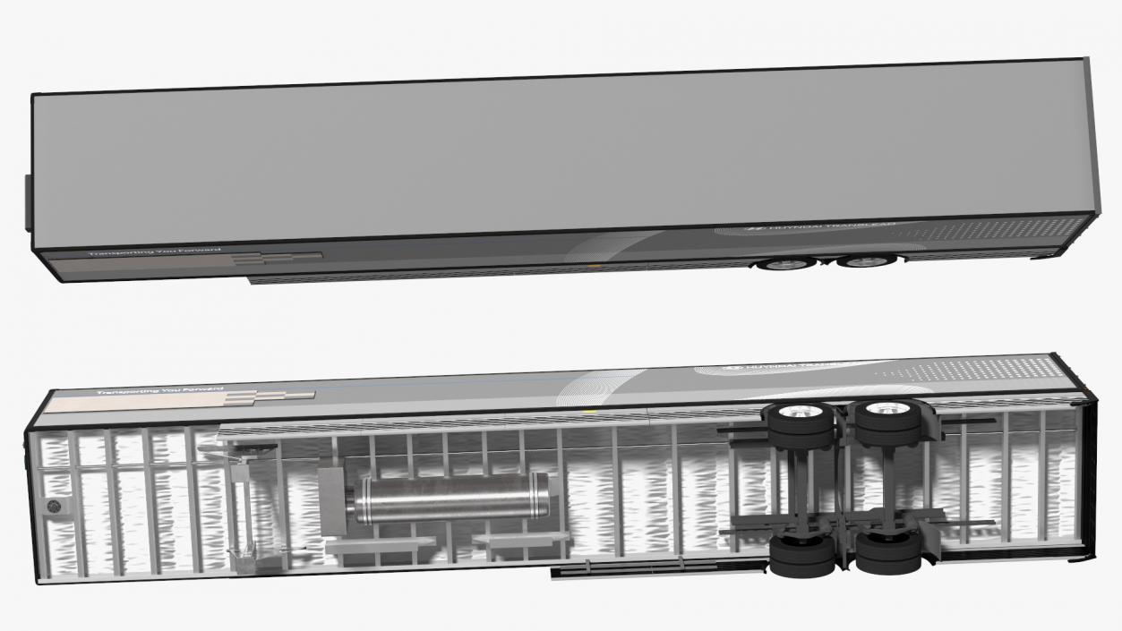 Hyundai HDC-6 Cargo Trailer 3D