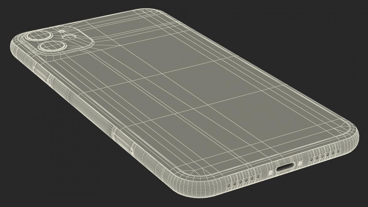 3D model iPhone 11 Black