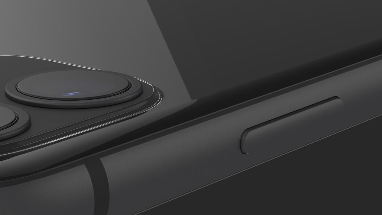 3D model iPhone 11 Black