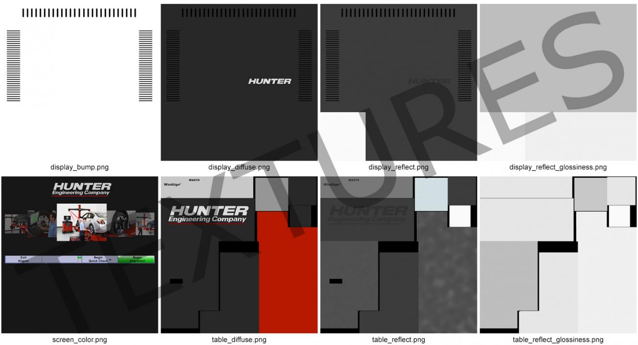 Hunter HawkEye Elite WA570 Console 3D model