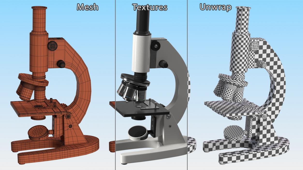 3D Student Medical Microscope