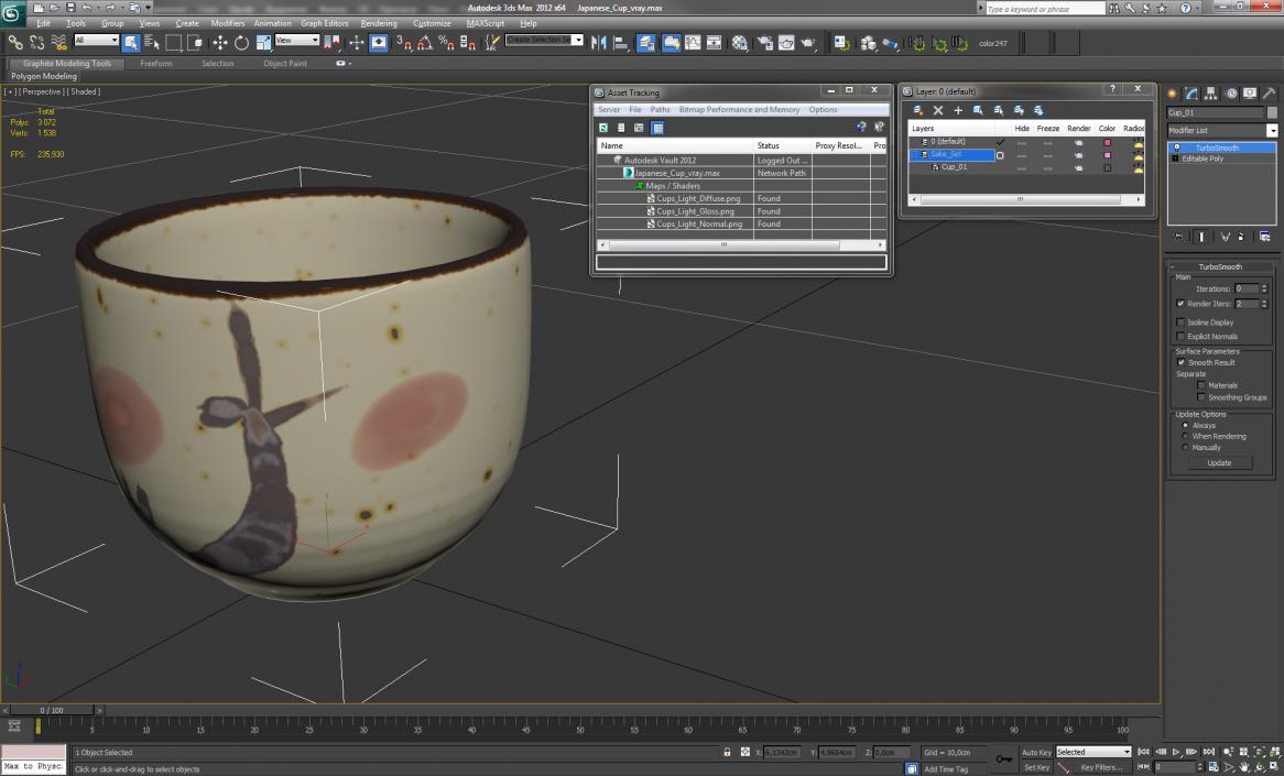 Japanese Cup 3D