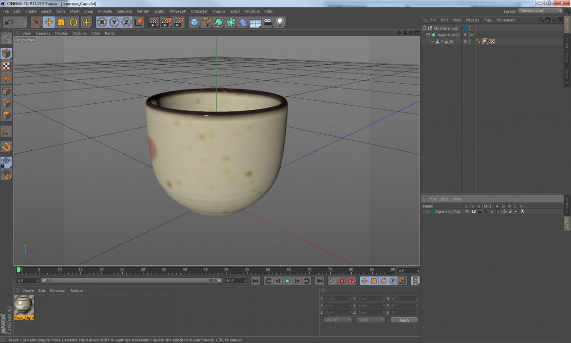 Japanese Cup 3D