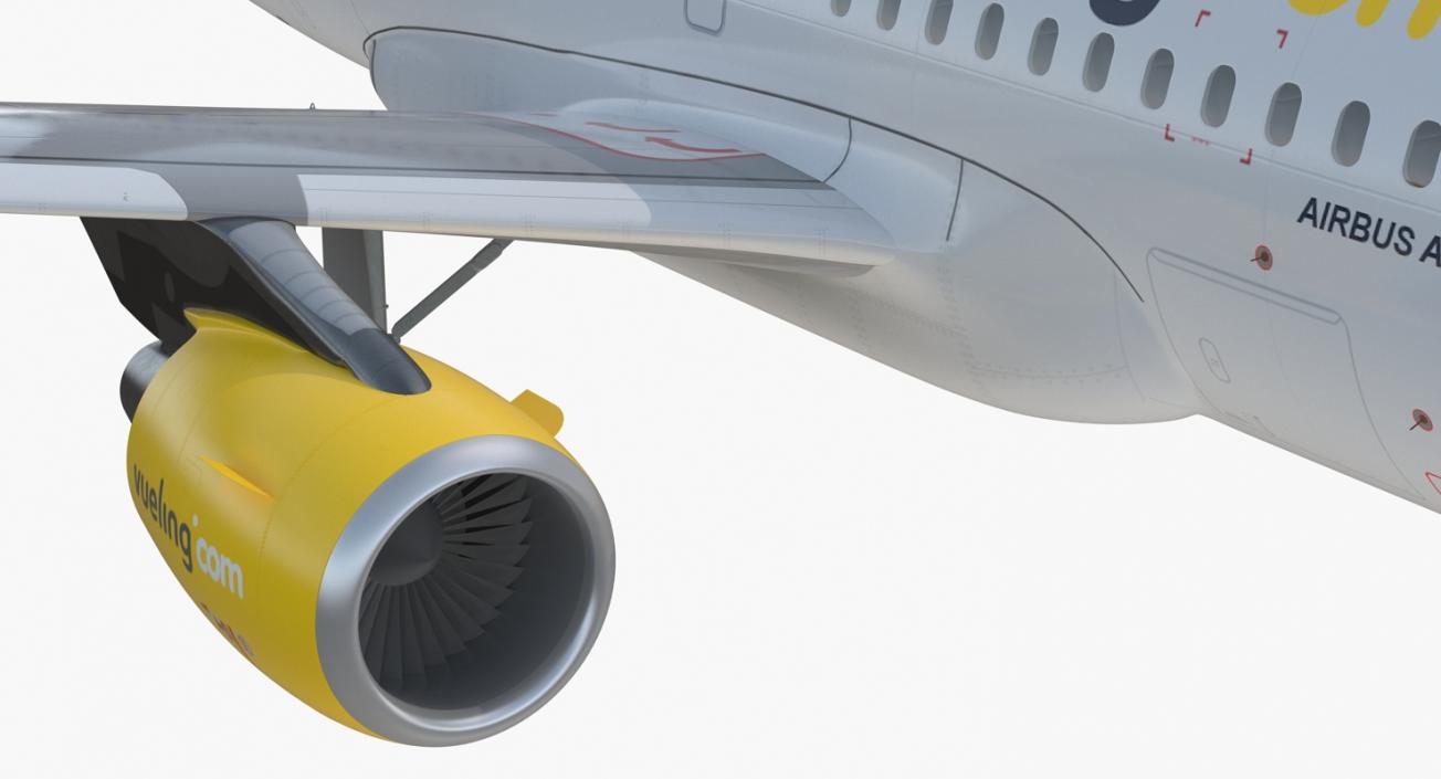 3D Airbus A319 Vueling Airlines model