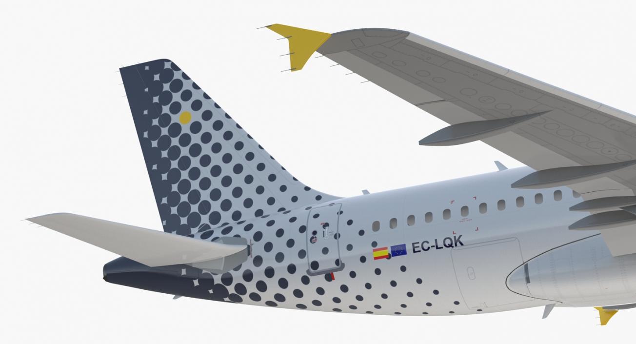 3D Airbus A319 Vueling Airlines model