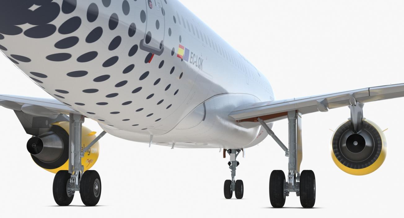 3D Airbus A319 Vueling Airlines model