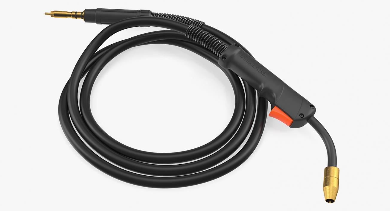 3D model MIG Welding Torch and Gas Hose