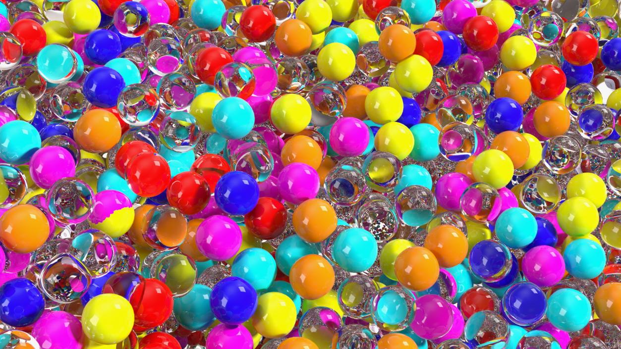 Water Gel Beads Pack Big 3D model