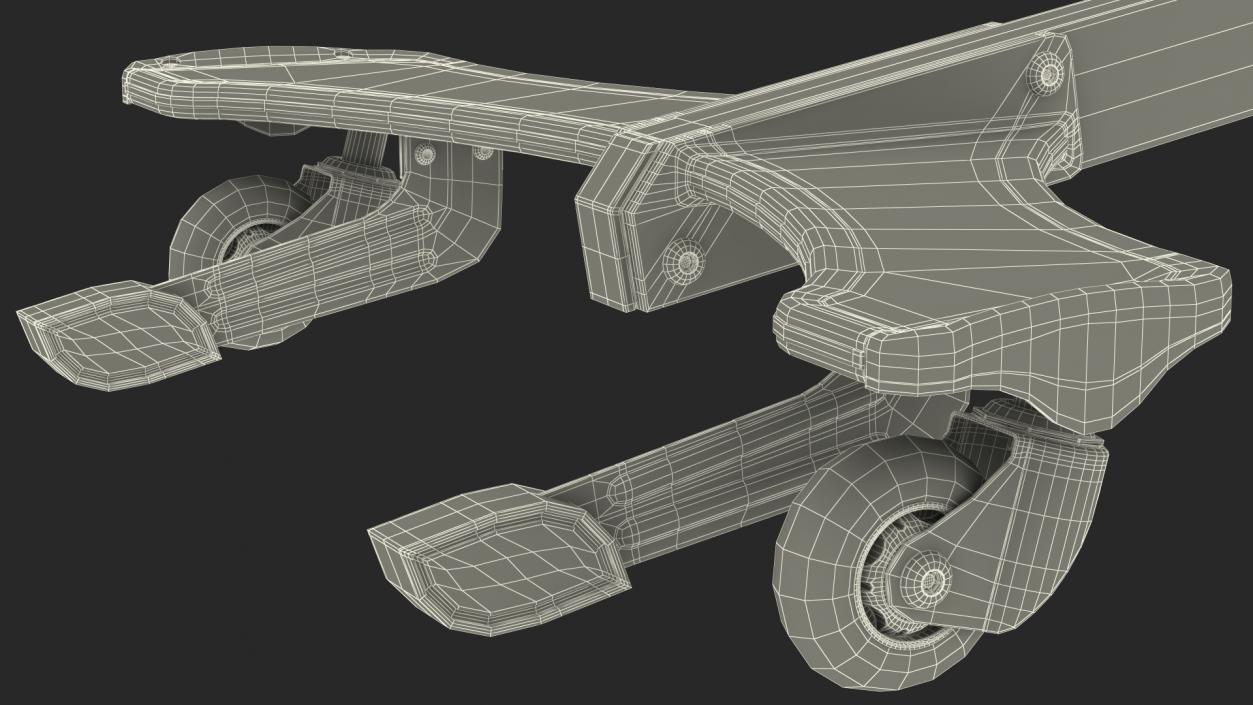 Razor PowerWing DLX Scooter Rigged 3D model